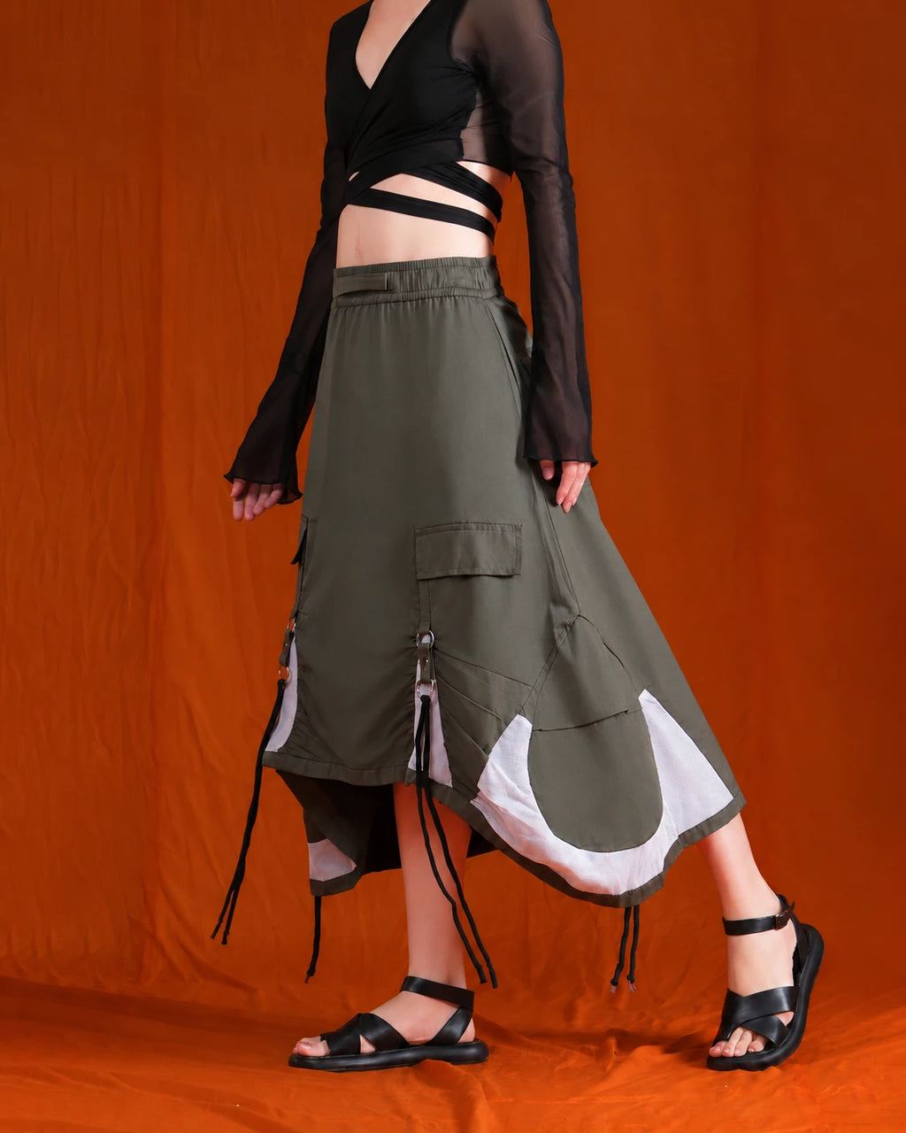 Womens Parachute Skirt