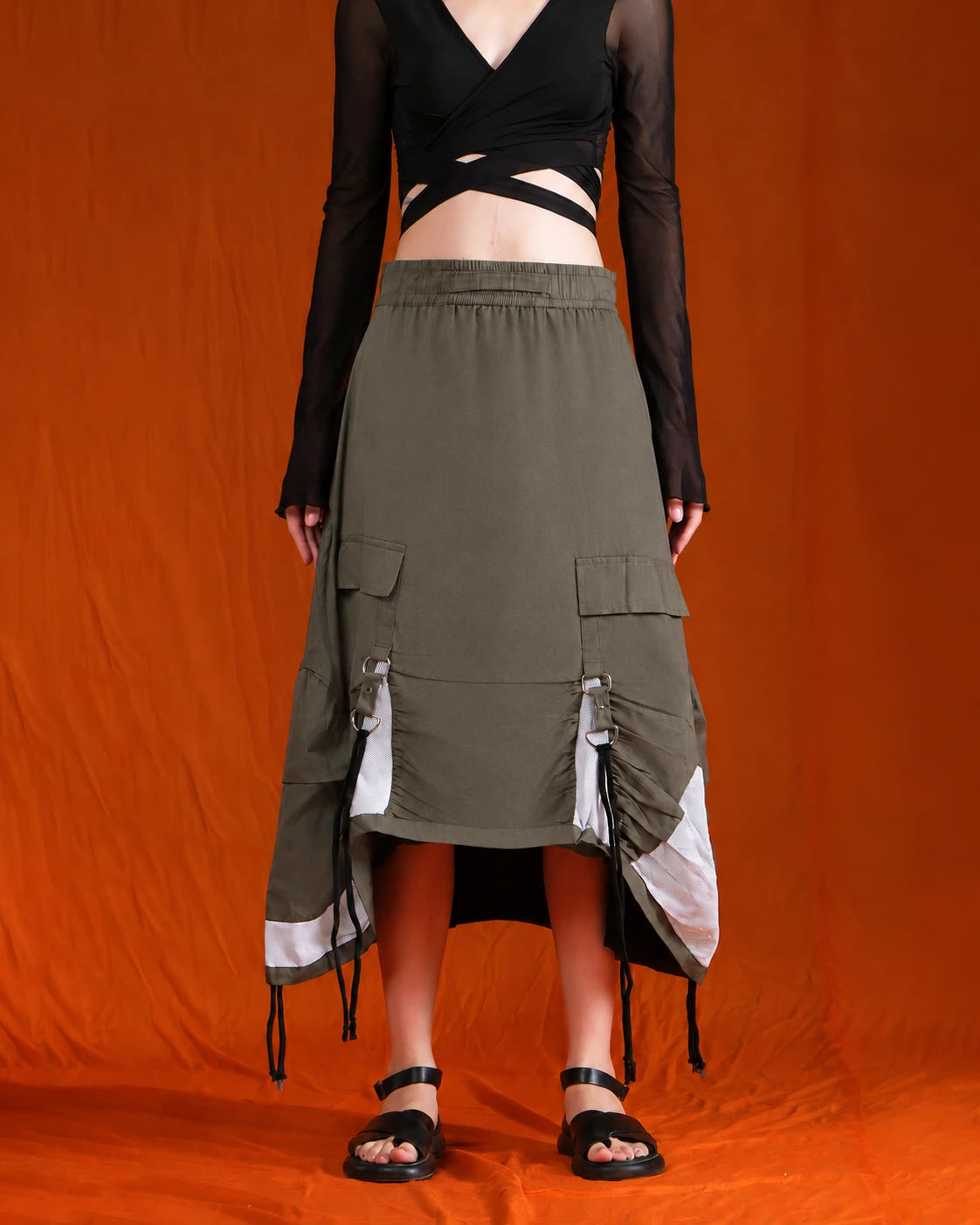 Womens Parachute Skirt