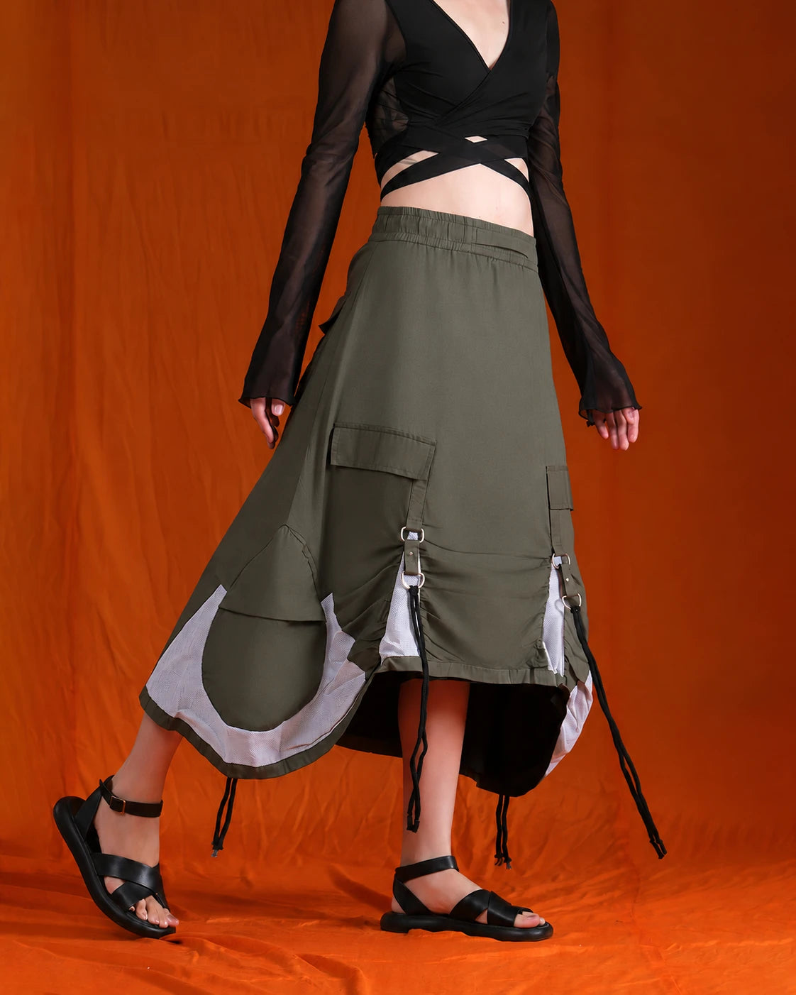 Womens Parachute Skirt