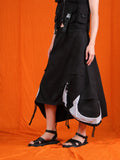 Black Parachute Skirt